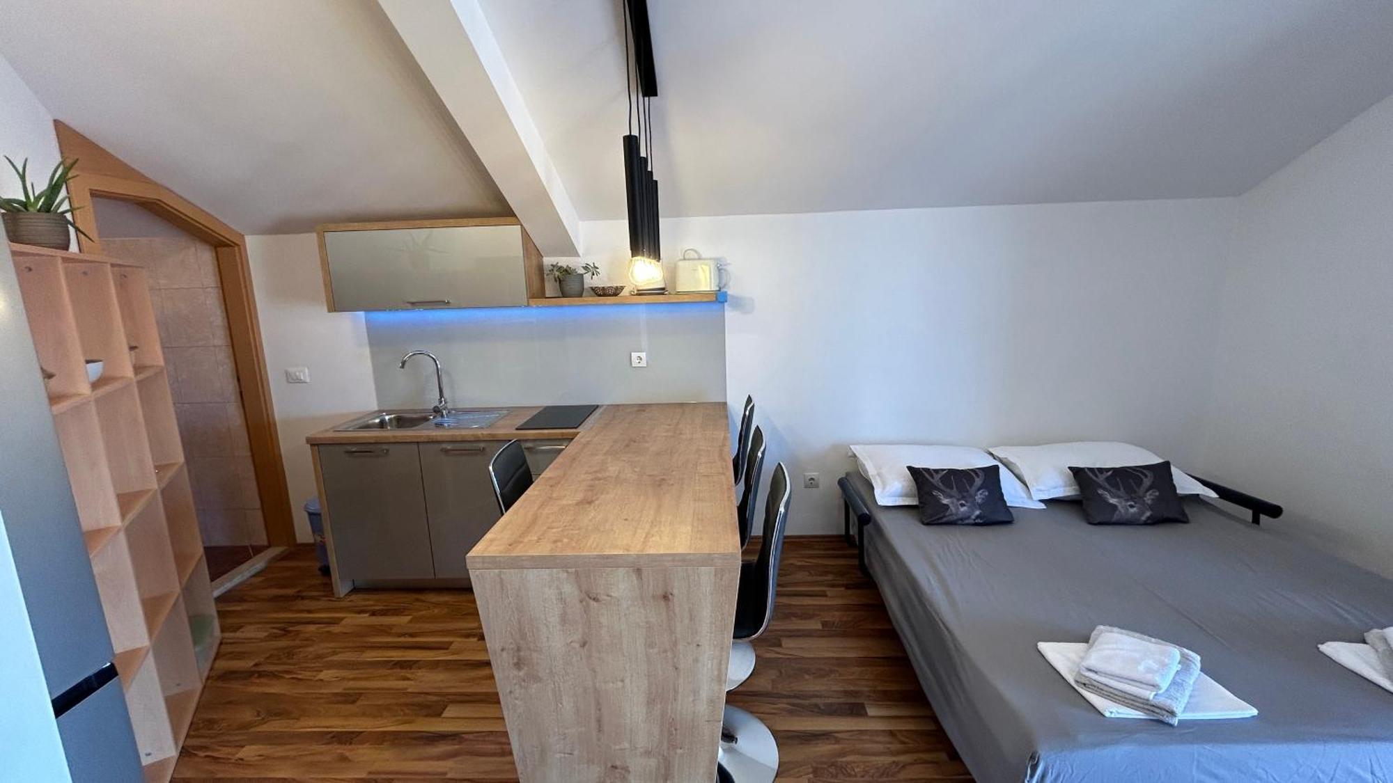 Apartman Senka Подгора Экстерьер фото