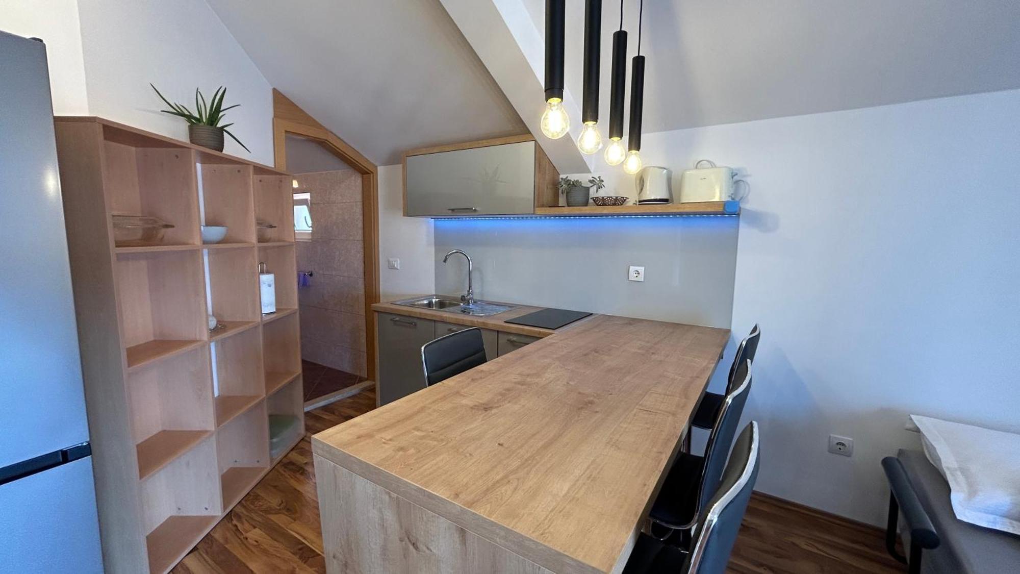 Apartman Senka Подгора Экстерьер фото