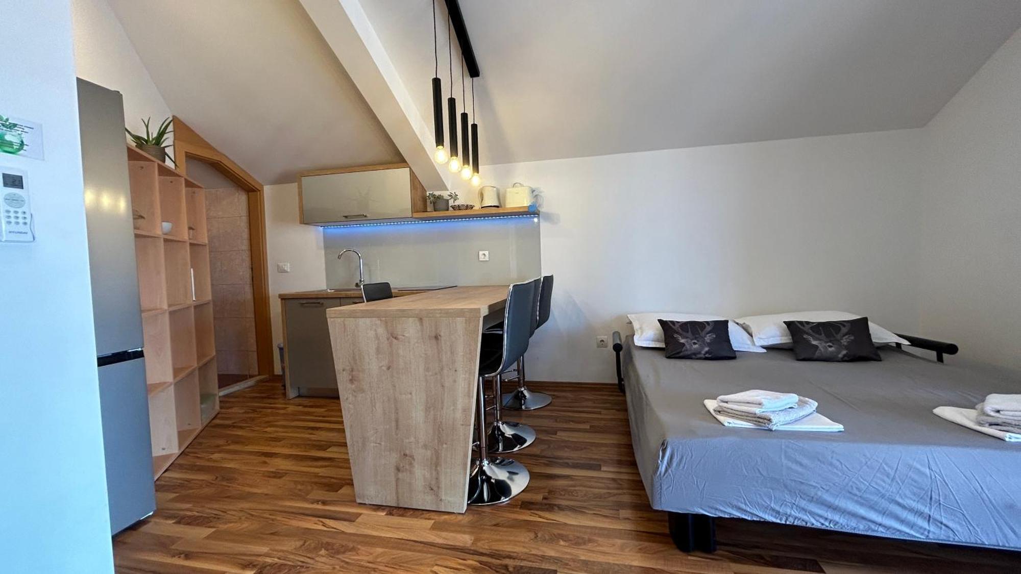 Apartman Senka Подгора Экстерьер фото