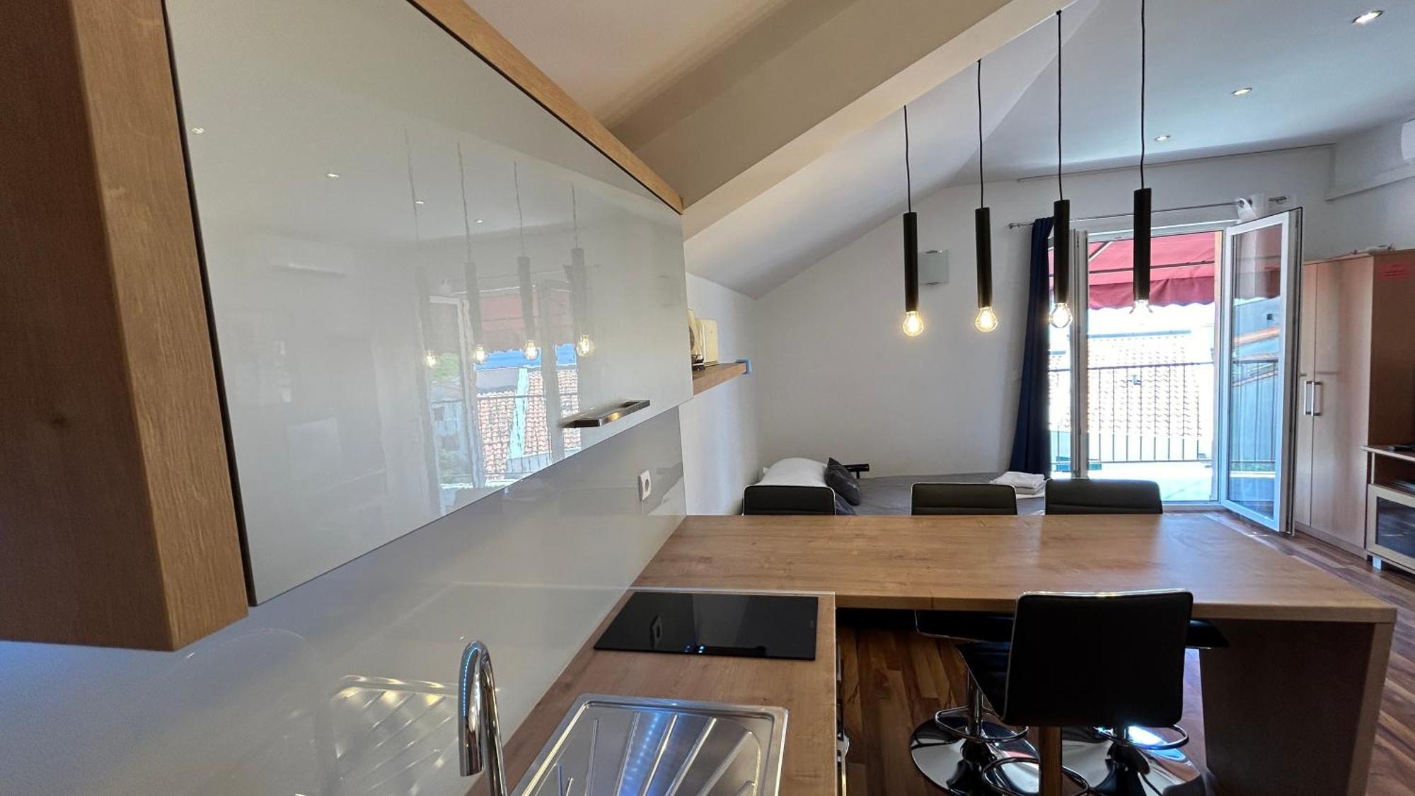 Apartman Senka Подгора Экстерьер фото